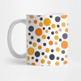 Autumn Colors Polka Dots Mug